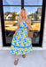 Coastal Kisses Floral Midi Dress - Groovy's