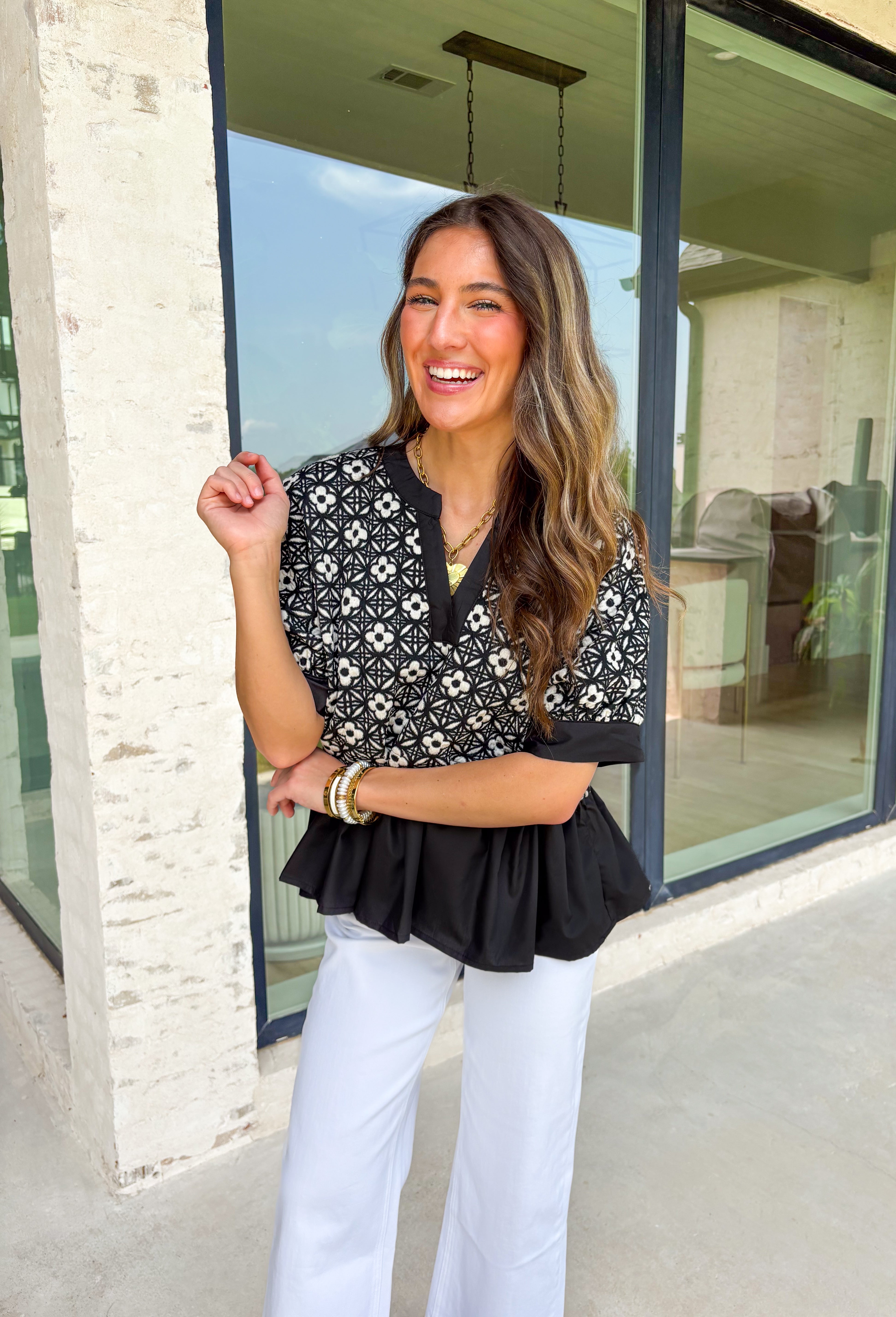 Come Along With Me Top - Groovy's