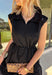 Meet your new throw-on-and-go favorite with this black utility-inspired midi dress from Entro. The classic black color keeps it versatile, while the zipper-front closure and adjustable waist give it a sporty, modern feel. A bubble hem adds shape and a fun unexpected finish, while the sleeveless silhouette makes it easy to wear now and layer as the temperatures cool down. Complete with convenient side pockets, this dress is ready for busy workdays, weekend plans, travel days, and everything in between.