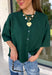 Cozy, classic, and endlessly versatile, this button-down cardigan from Double Zero is the perfect layering piece for the season. Designed in a rich dark green hue, this soft knit cardigan is easy to style with everything from denim to dresses. The ribbed neckline adds a timeless touch, while the cozy knit construction keeps you comfortable throughout the day. Wear it buttoned as a sweater or open over your favorite basics for an effortlessly polished fall look.