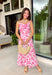 This white floral midi dress is such a dreamy, standout piece for summer! The soft pink floral print keeps it light and feminine, while the gathered front detail creates a beautiful, flower-inspired design that truly sets it apart. Adjustable straps and a smocked back give you that comfortable, flattering fit, and the lightweight cotton-linen blend keeps it breathable for warm days. Fully lined with side pockets (always a win), it’s perfect for showers, vacations, or any special moment on your calendar.