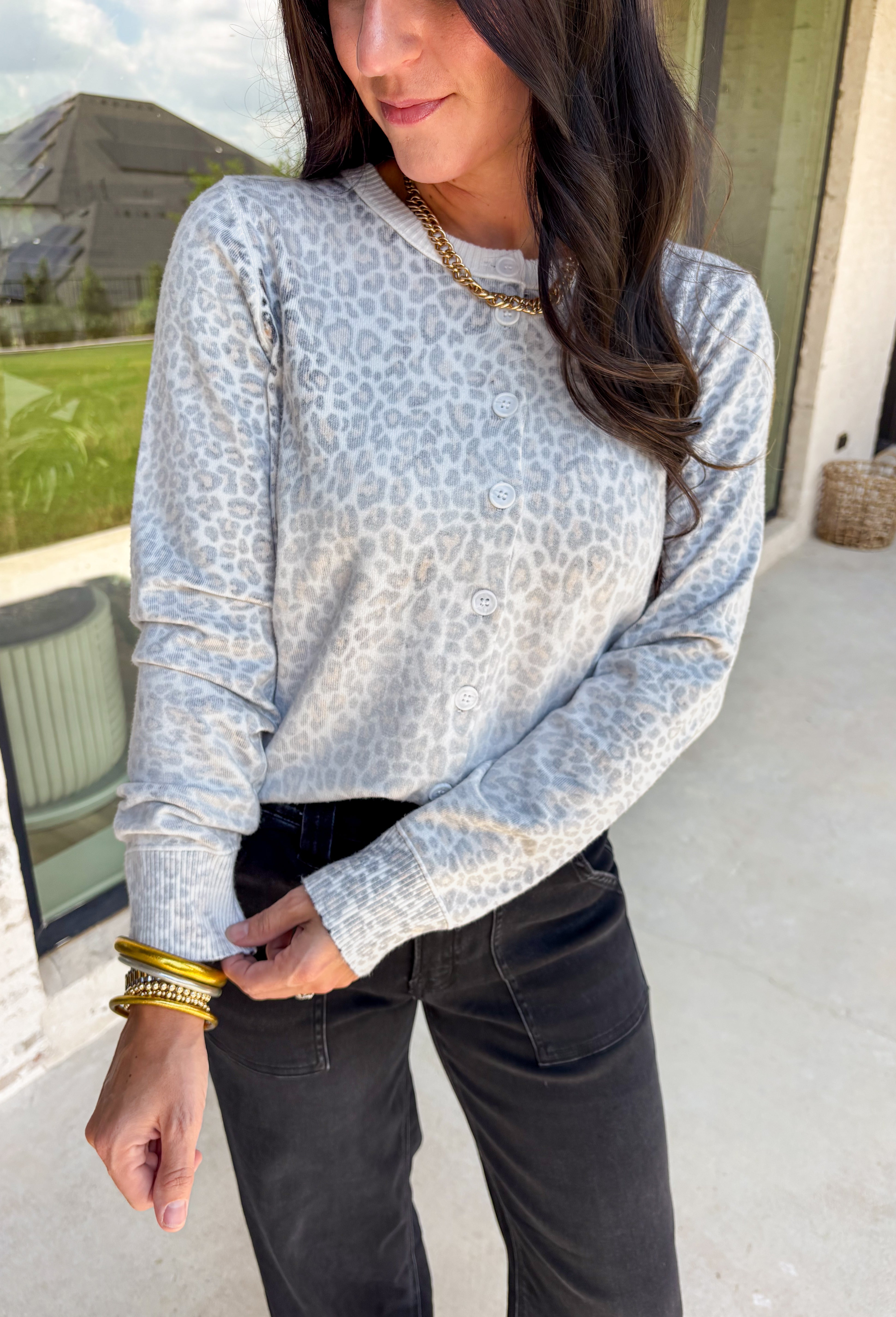 Drama Queen Leopard Cardigan - Groovy's