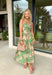 Elegant, feminine, and perfect for special moments! This green sleeveless midi dress features a bold neutral floral print that feels both eye-catching and timeless. The square neckline adds a flattering, structured touch while keeping the look soft and romantic. Designed with adjustable straps and a smocked back, this dress offers a comfortable fit that still shapes beautifully. The fully lined fabric drapes effortlessly, making it ideal for weddings, showers, dinner parties, or any occasion.