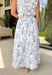 Crisp white and navy is always a yes! This matching midi skirt features a timeless navy floral print throughout for a fresh, polished look that’s perfect for sunny days. The flowy silhouette gives it beautiful movement, while the elastic waistband keeps it comfortable and easy to wear all day long. Lightweight in 100% cotton and effortlessly versatile, this skirt is perfect for everything from weekend brunch to vacation strolls. 
