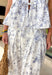 Crisp white and navy is always a yes! This matching midi skirt features a timeless navy floral print throughout for a fresh, polished look that’s perfect for sunny days. The flowy silhouette gives it beautiful movement, while the elastic waistband keeps it comfortable and easy to wear all day long. Lightweight in 100% cotton and effortlessly versatile, this skirt is perfect for everything from weekend brunch to vacation strolls. 