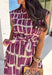 Fair & Square Midi Dress in Wine - Groovy's