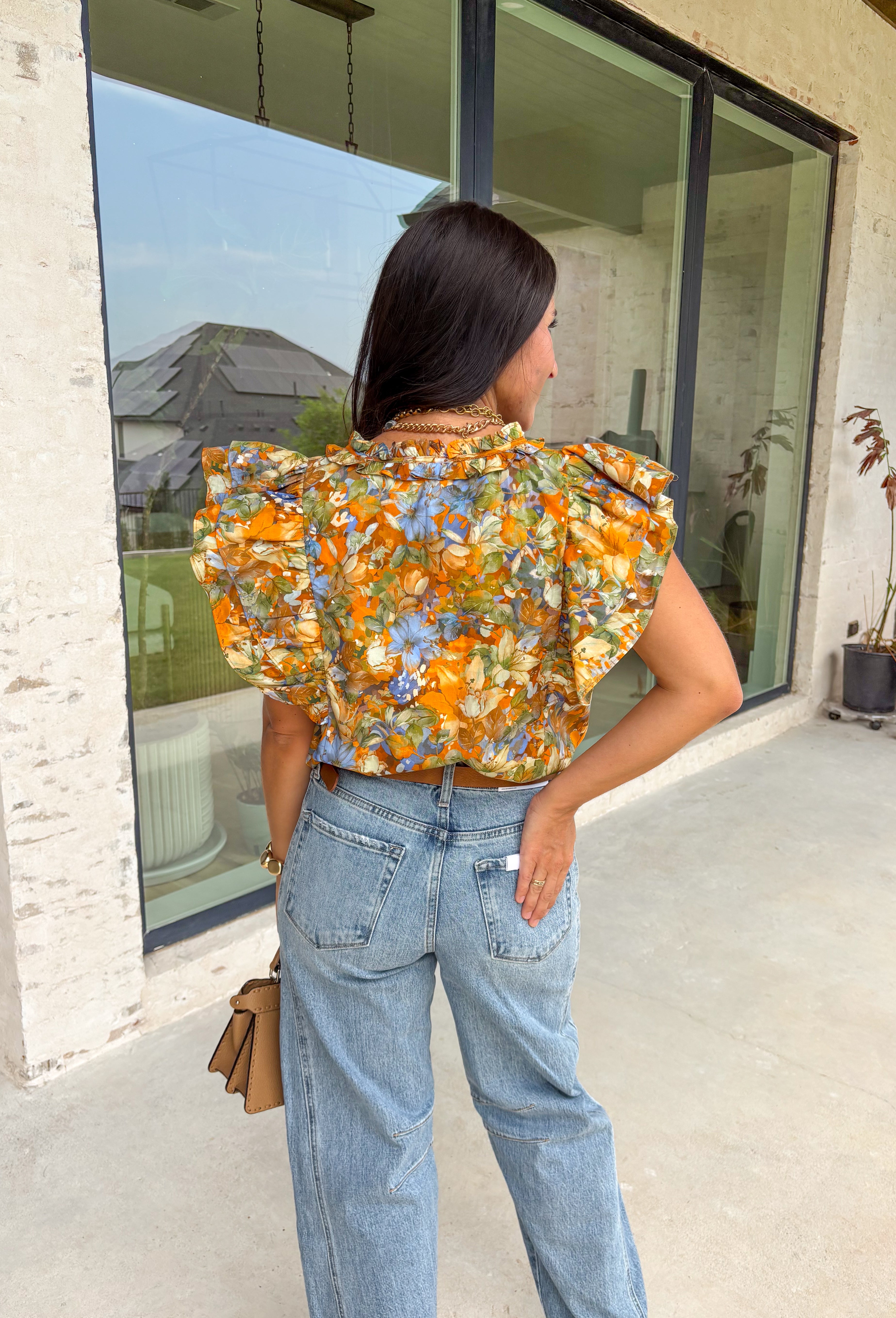 Faith In You Floral Top - Groovy's