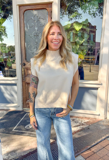 Fall In Love Short Sleeve Sweater - Groovy's