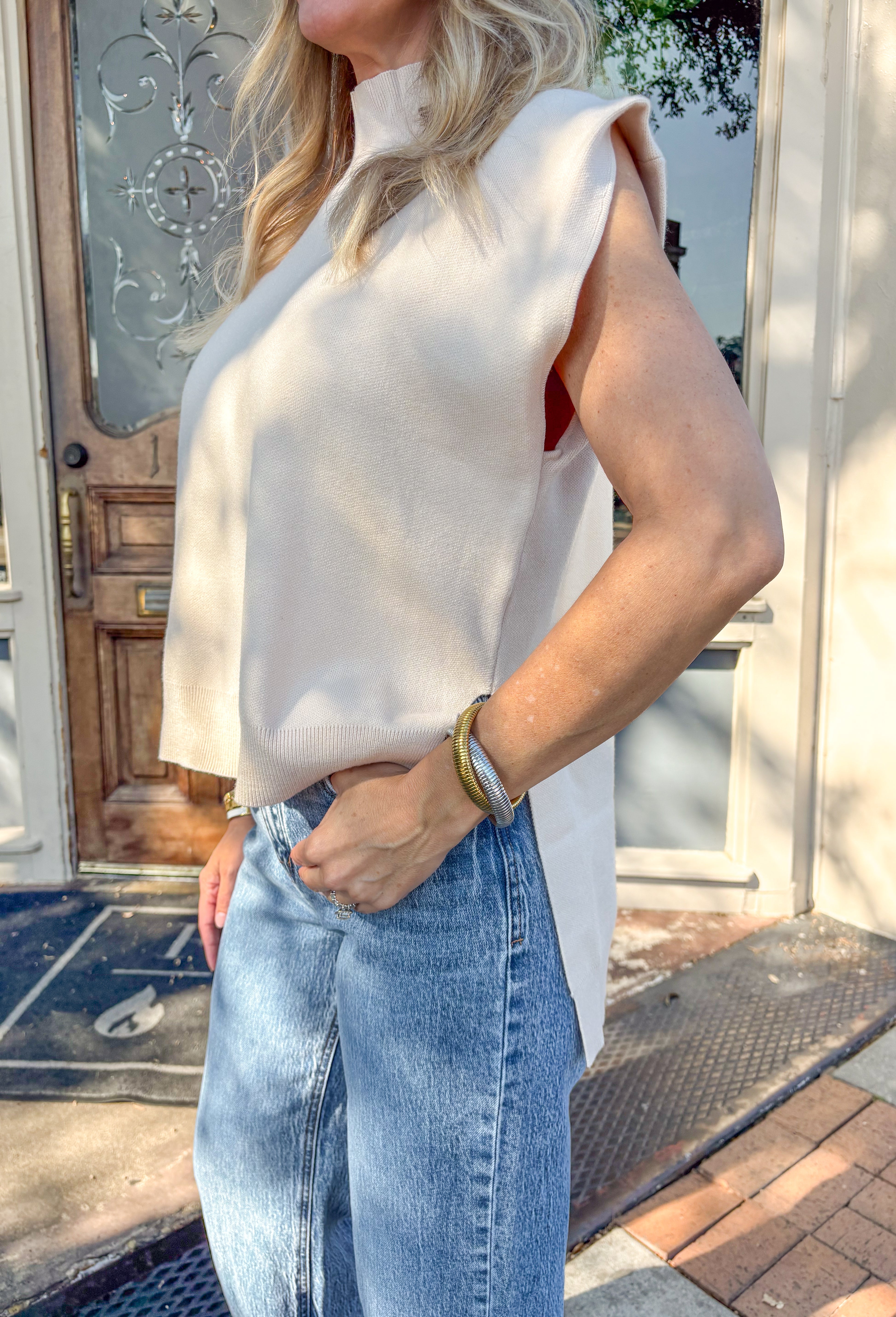 Fall In Love Short Sleeve Sweater - Groovy's