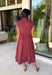Meet the dress you'll be reaching for all fall long! This rich burgundy midi dress is effortlessly polished with its classic collared neckline, button front, and flattering self-tie waist that lets you create the perfect fit. Finished with side pockets and a fully lined design, it's as practical as it is stylish. From office days and brunch dates to family gatherings and fall festivities, this timeless dress is ready for every occasion.