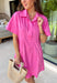 This pink dress is the perfect blend of classic and effortless for summer! The vibrant pink color makes a statement while still being easy to wear, and the stitch detailing along the front placket adds a subtle touch of texture and charm. Designed with a hidden button front, it has a clean, polished look that feels timeless and versatile. Fully lined with side pockets (always a win), it’s comfortable enough for everyday wear while still looking put together.