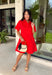 This red dress is the perfect blend of classic and effortless for summer! The vibrant red color makes a statement while still being easy to wear, and the stitch detailing along the front placket adds a subtle touch of texture and charm. Designed with a hidden button front, it has a clean, polished look that feels timeless and versatile. Fully lined with side pockets (always a win), it’s comfortable enough for everyday wear while still looking put together. 