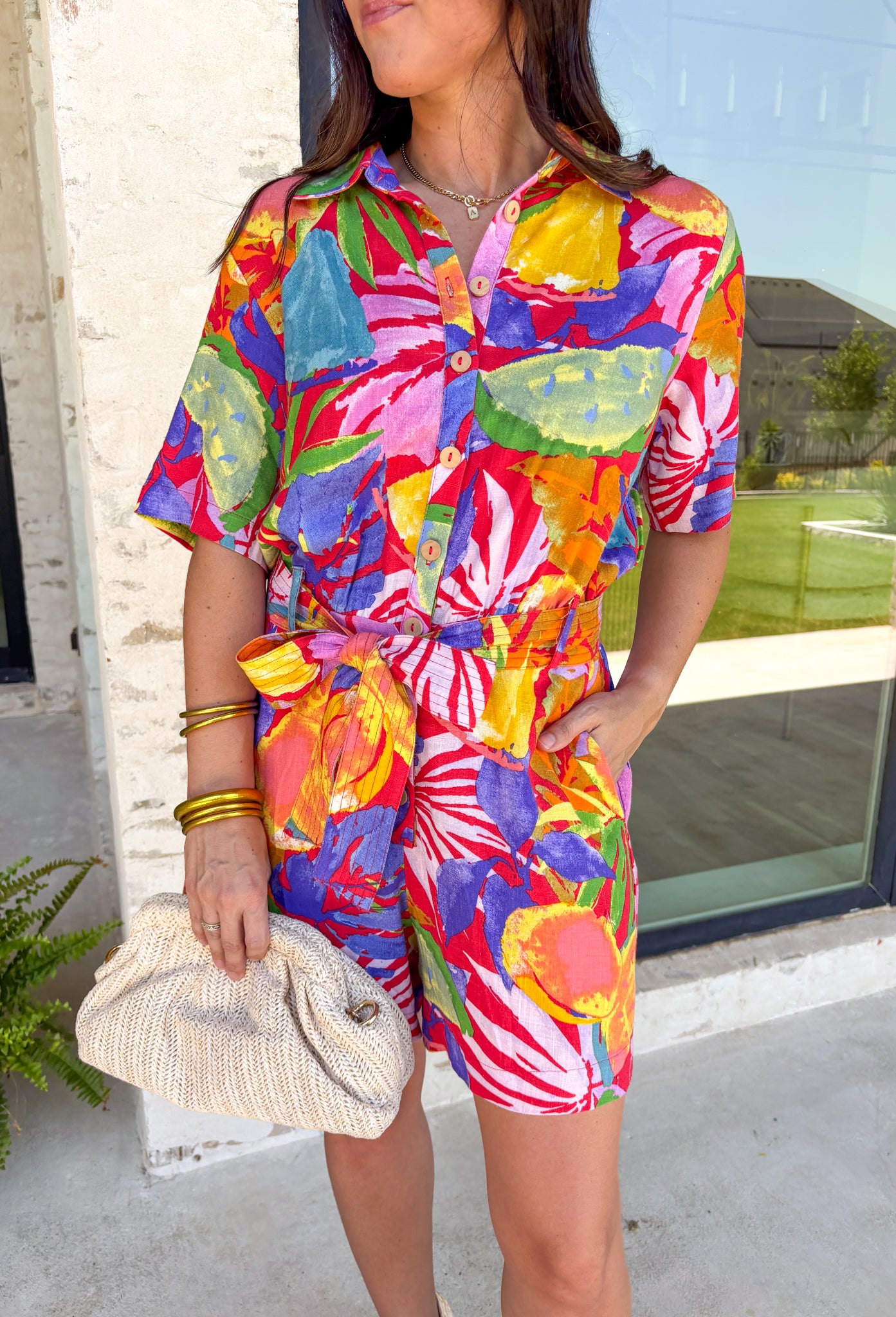 Feels Like Summer Romper - Groovy's