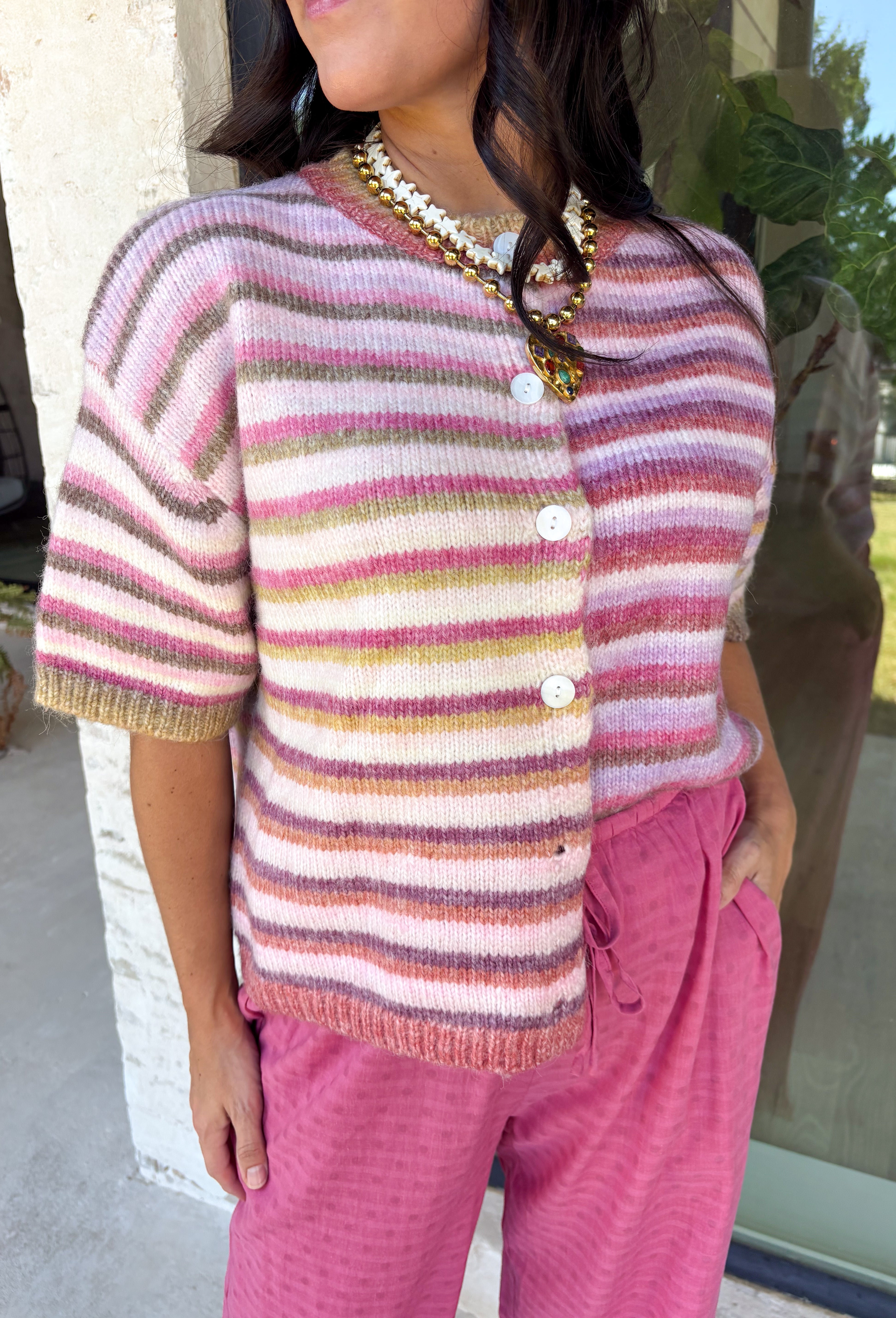 Feeling My Best Cardigan in Berry Mix