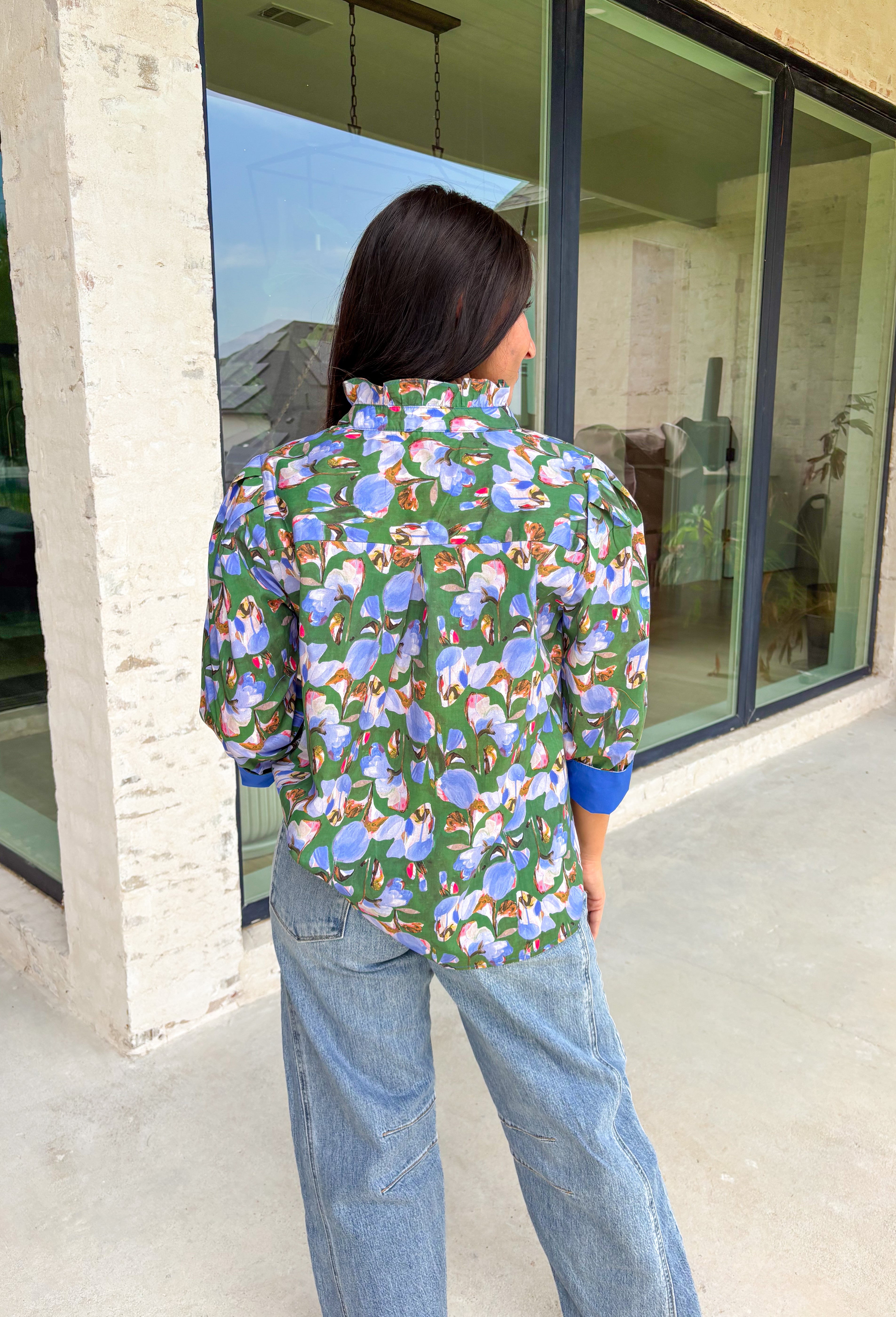 French Countryside Floral Top - Groovy's
