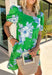 This green eyelet lace dress with blue and white floral print is such a dreamy pick for summer! The intricate eyelet detail paired with the soft floral print gives it that fresh, feminine feel that’s perfect for sunny days. The button down front and puff sleeves add a classic touch, while the lined design keeps it comfortable and easy to wear. And of course—side pockets make it even better. Whether you're heading to brunch, church, or a summer event, this dress makes getting ready feel effortless. 