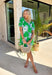 This green eyelet lace dress with blue and white floral print is such a dreamy pick for summer! The intricate eyelet detail paired with the soft floral print gives it that fresh, feminine feel that’s perfect for sunny days. The button down front and puff sleeves add a classic touch, while the lined design keeps it comfortable and easy to wear. And of course—side pockets make it even better. Whether you're heading to brunch, church, or a summer event, this dress makes getting ready feel effortless. 