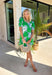 This green eyelet lace dress with blue and white floral print is such a dreamy pick for summer! The intricate eyelet detail paired with the soft floral print gives it that fresh, feminine feel that’s perfect for sunny days. The button down front and puff sleeves add a classic touch, while the lined design keeps it comfortable and easy to wear. And of course—side pockets make it even better. Whether you're heading to brunch, church, or a summer event, this dress makes getting ready feel effortless. 