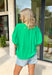 Soft, breezy, and effortlessly polished, this green dolman top by Entro is the perfect spring go-to. The relaxed dolman silhouette gives it an easy, flowy fit, while the v-neck accent with trenza detailing adds a subtle touch of texture that elevates the whole look. Lightweight and breathable, it’s an effortless piece that works for everyday wear, from casual errands to lunch plans.