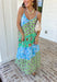 This tiered color block midi dress is made for sunshine-filled days and standout summer moments! Featuring a mix of green, purple, and blue with a floral print, it brings the perfect pop of color while still feeling easy and wearable. The tiered design gives it a flowy, flattering shape, and the adjustable straps with a v-neckline keep the fit comfortable and customizable. Lightweight in 100% cotton, it’s perfect for staying cool while looking put together.