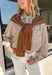 Get the polished look of layering without any extra effort in this chic top from Hyfve. Designed with a classic camel and white striped button-down base, this unique piece features a camel ribbed sweater overlay for a perfectly styled layered look in one easy top. The collared neckline and front pocket add timeless appeal, while the lightweight fabric keeps it comfortable for all-day wear. 