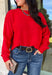Nothing says cozy season like a classic red sweater, and this timeless knit from Double Zero is one you'll reach for again and again. Designed in a rich red hue, this effortlessly versatile sweater features exposed seam detailing that adds a modern touch to its classic silhouette. Ribbed trim at the neckline and cuffs provides a polished finish, while the soft knit construction keeps you warm and comfortable all day long. 
