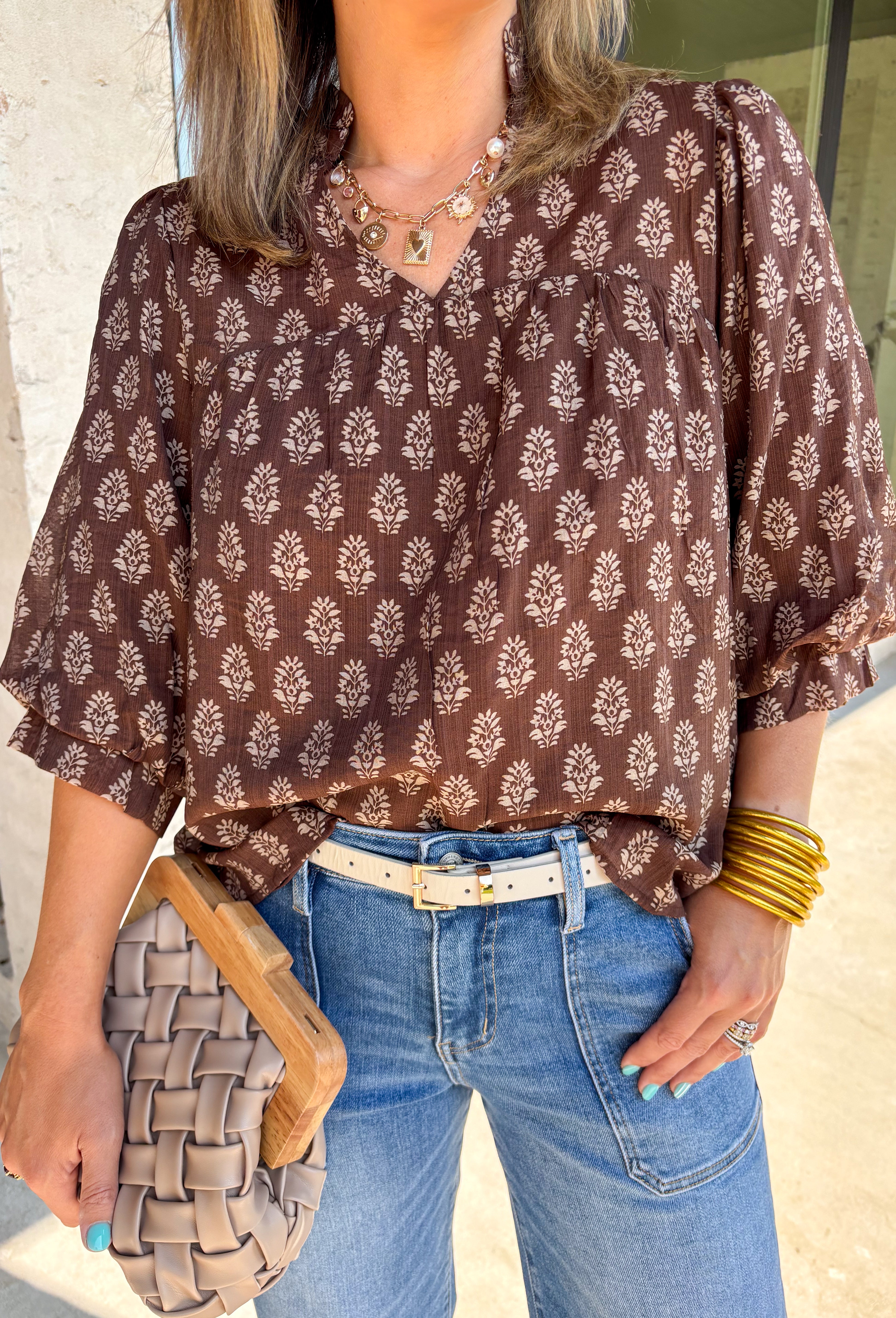 Got Me Wondering Top - Groovy's