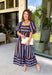 Brown and blue come together in the prettiest way on this striped midi dress from Entro. The scalloped square neckline gives the classic stripe print a sweet, unexpected touch, while short puff sleeves add just the right amount of shape. A smocked back creates a comfortable fit that moves with you, and convenient side pockets make this one even easier to love. 