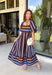 Brown and blue come together in the prettiest way on this striped midi dress from Entro. The scalloped square neckline gives the classic stripe print a sweet, unexpected touch, while short puff sleeves add just the right amount of shape. A smocked back creates a comfortable fit that moves with you, and convenient side pockets make this one even easier to love. 