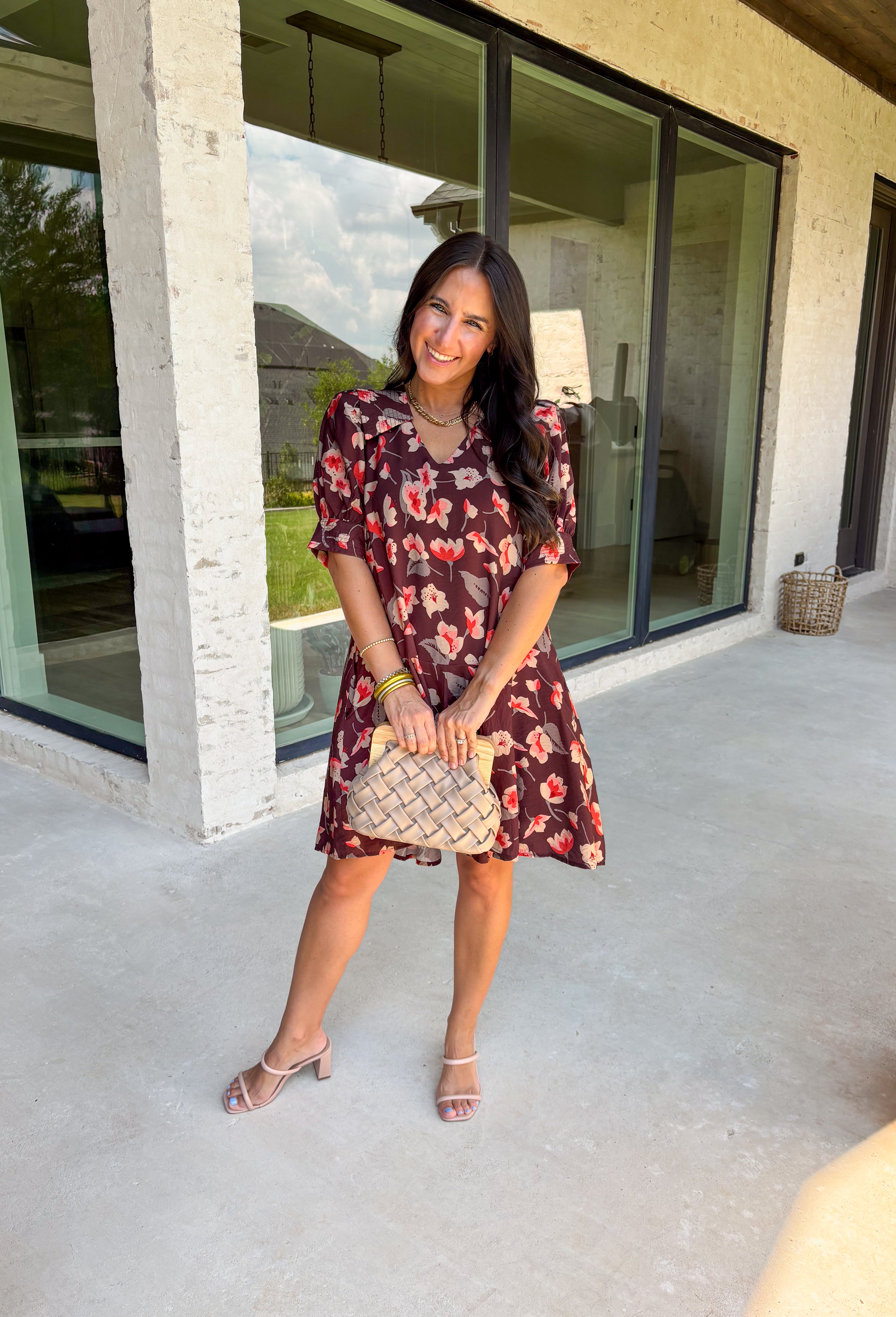 Hard To Resist Floral Dress - Groovy's