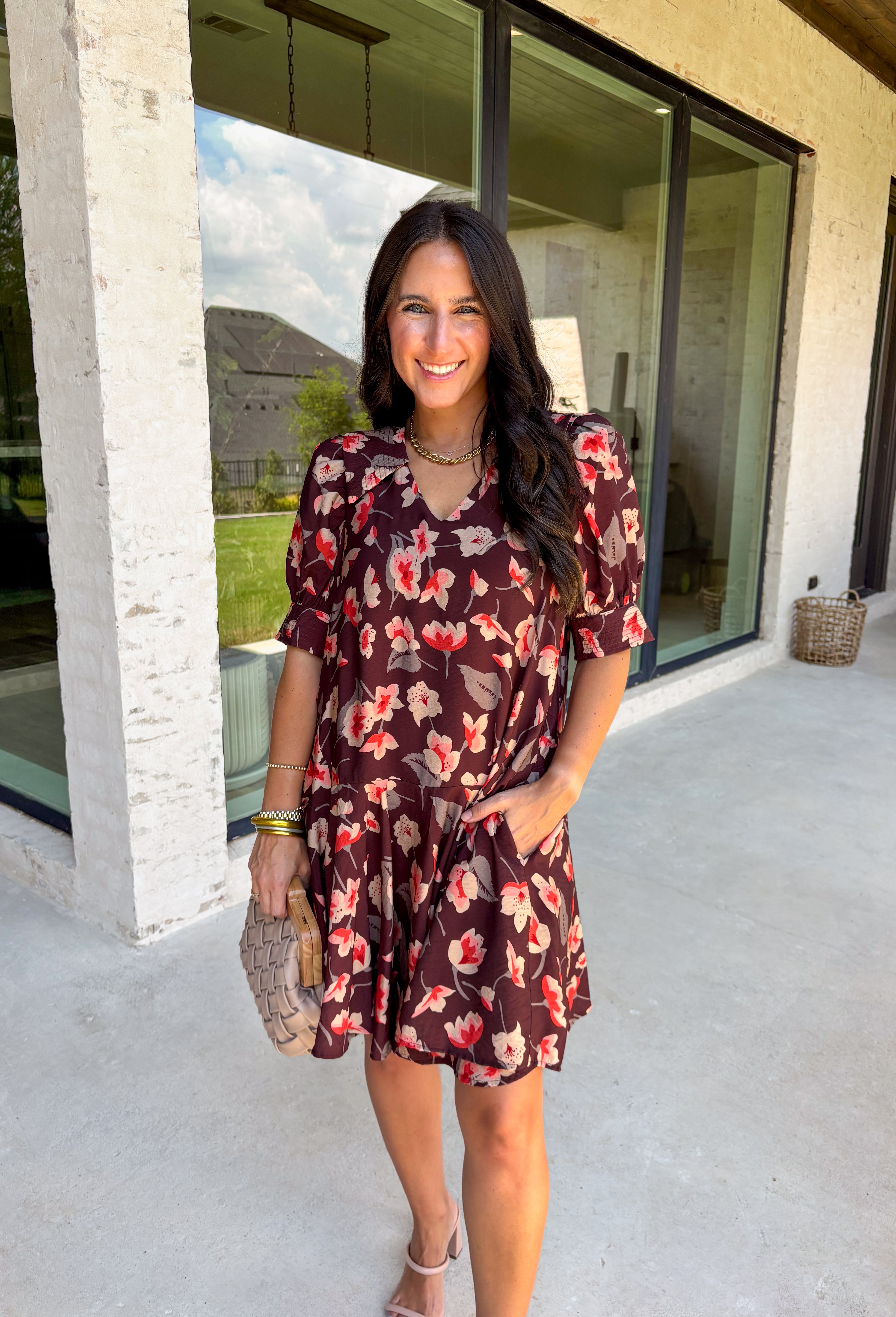 Hard To Resist Floral Dress - Groovy's