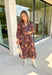 Hello There Floral Midi Dress - Groovy's