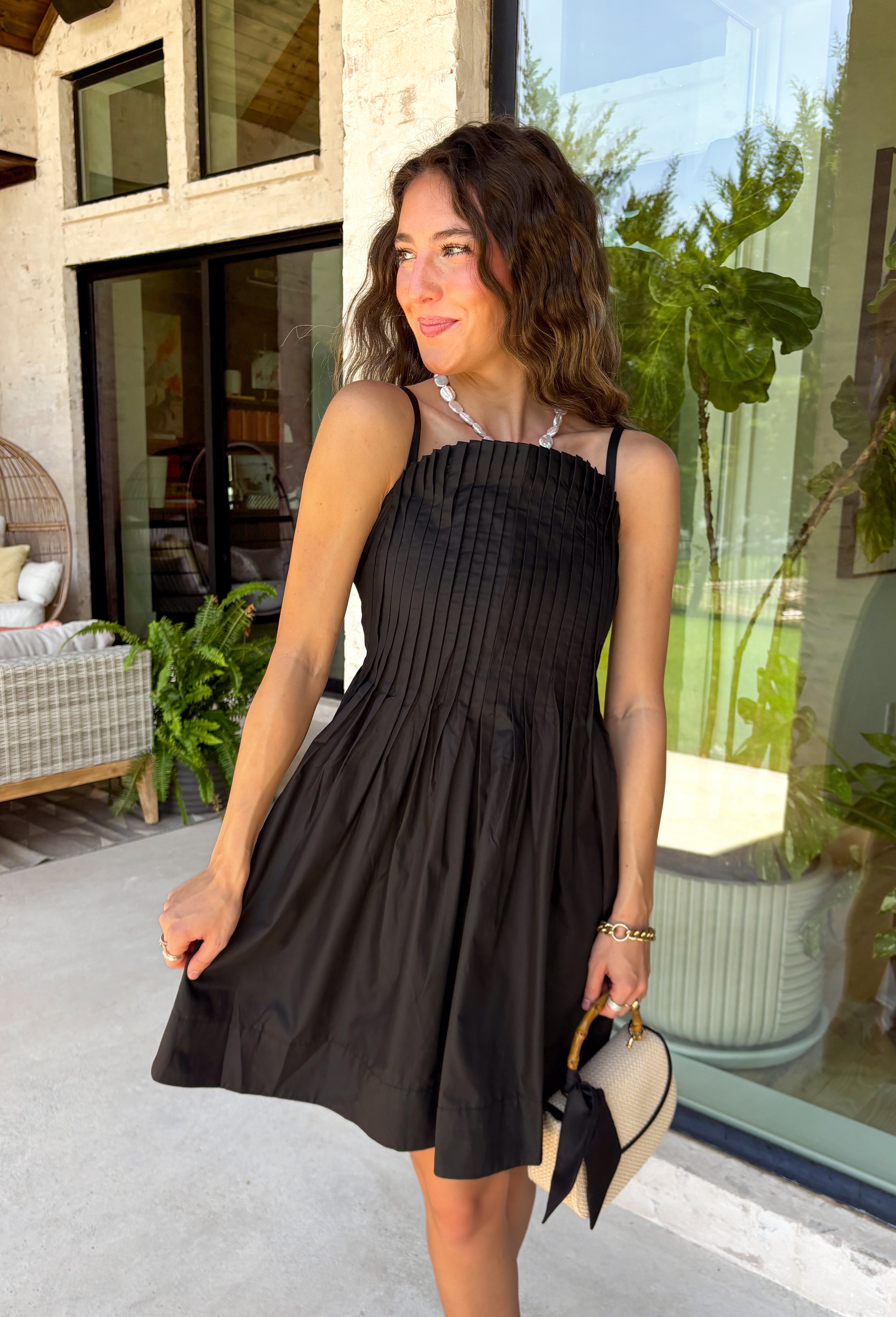 flattering black dress Rich Mocha Wrap Tailored to flatter your figure La Femme Long-Sleeve Black Homecoming
