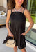Every closet deserves a timeless little black dress, and this one is sure to become your new favorite! Designed with a flattering straight neckline and chic pleated bodice, this dress offers a polished look that's perfect for any occasion. Adjustable shoulder straps and a smocked back provide a comfortable, customizable fit, while side pockets add the practical detail everyone loves. 