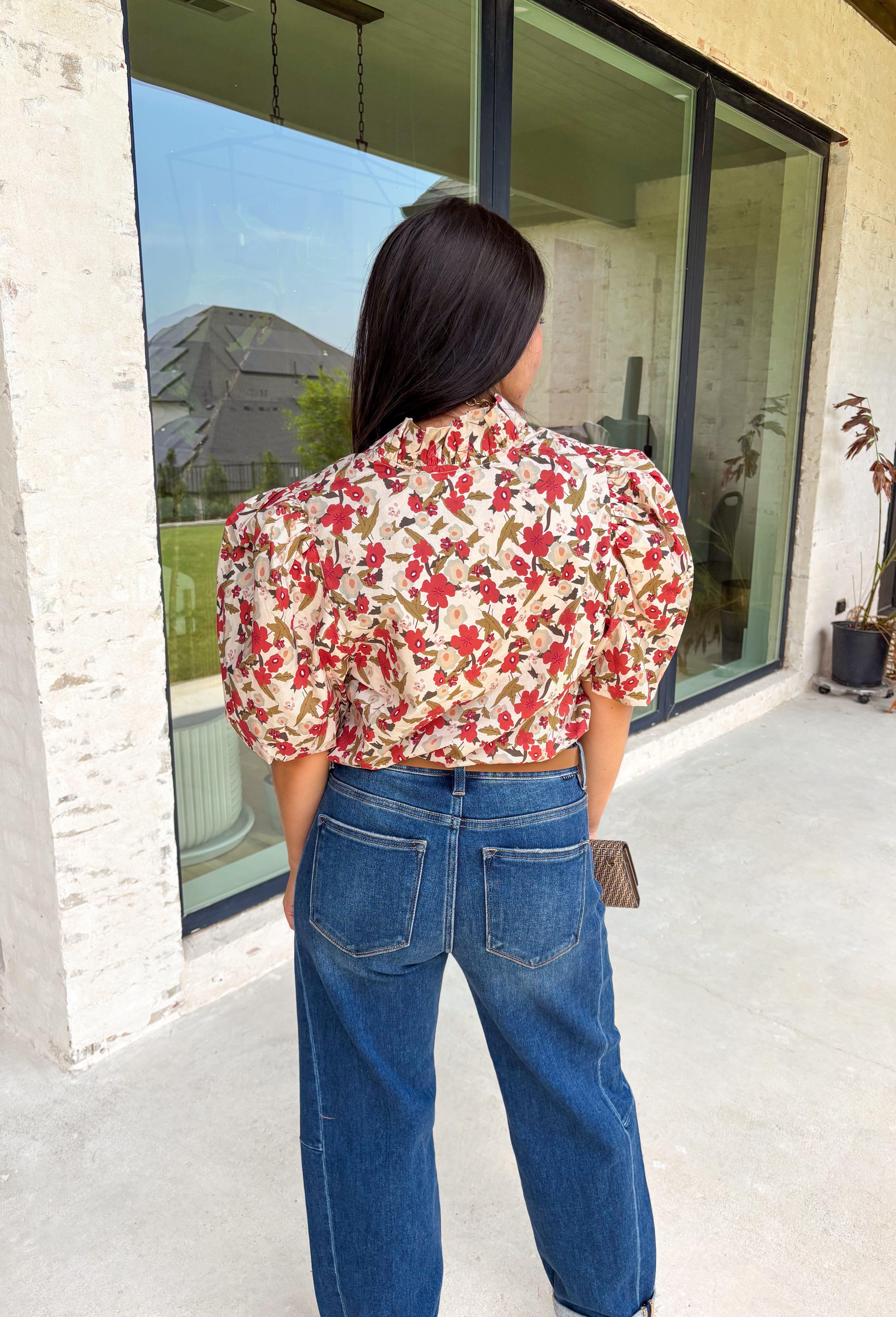 I'll Be Alright Floral Top - Groovy's