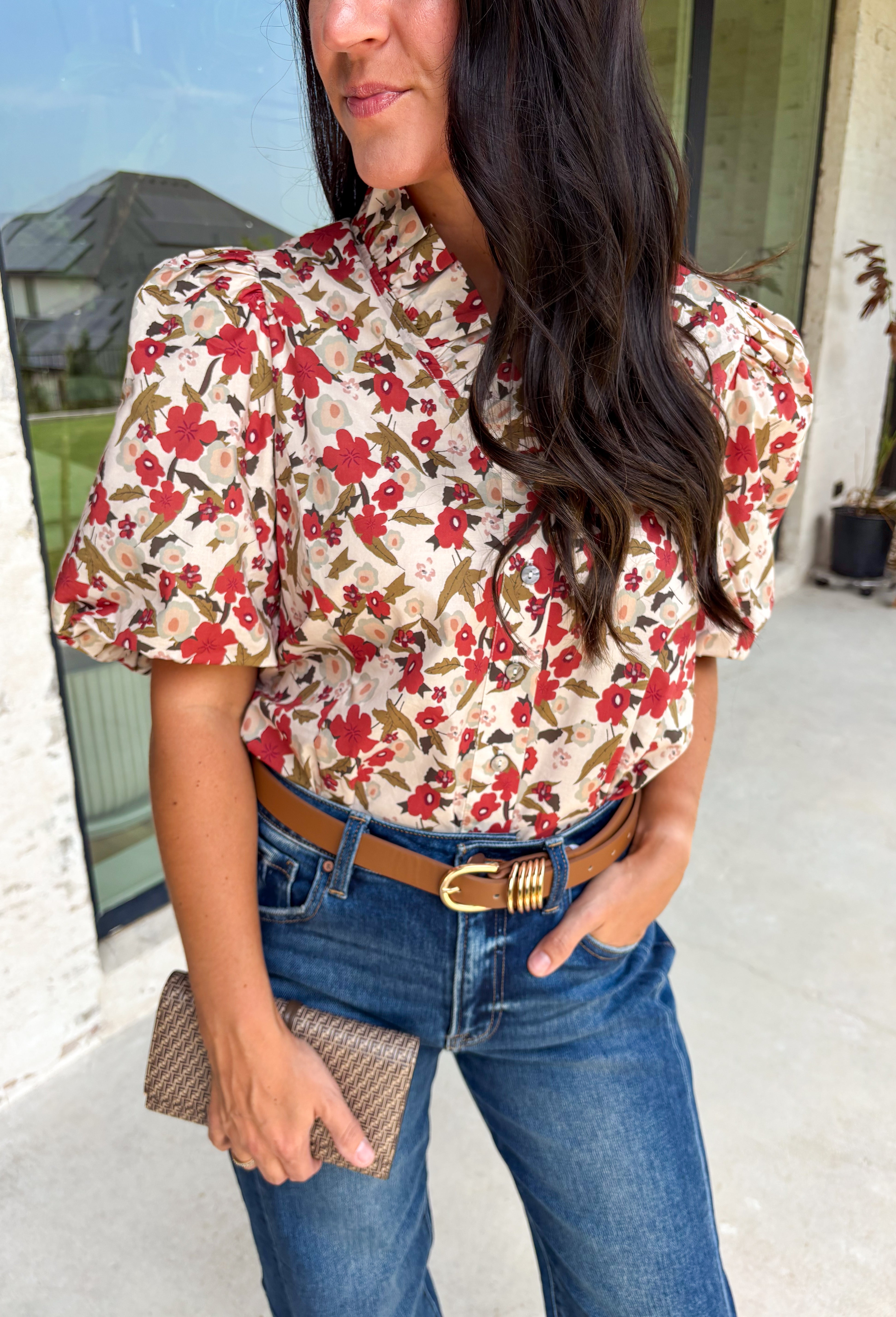 I'll Be Alright Floral Top - Groovy's