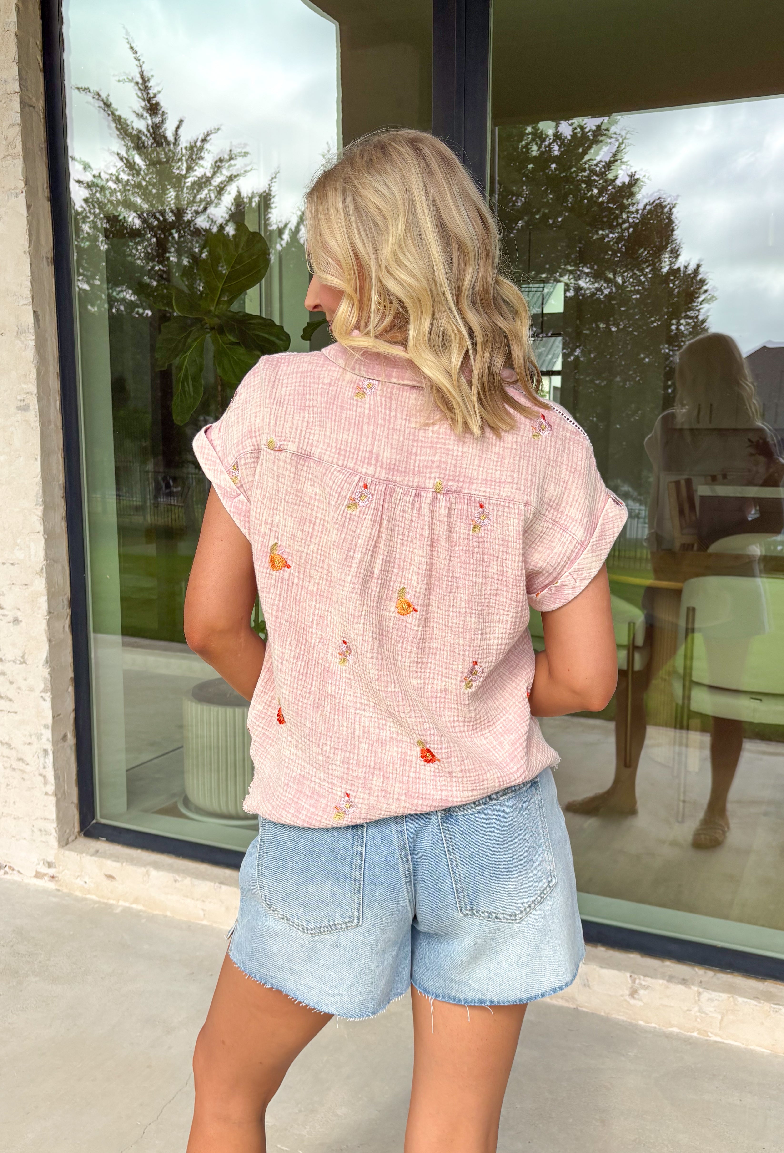 In A Perfect World Floral Top - Clothing - Tops - Mystree - Groovy's