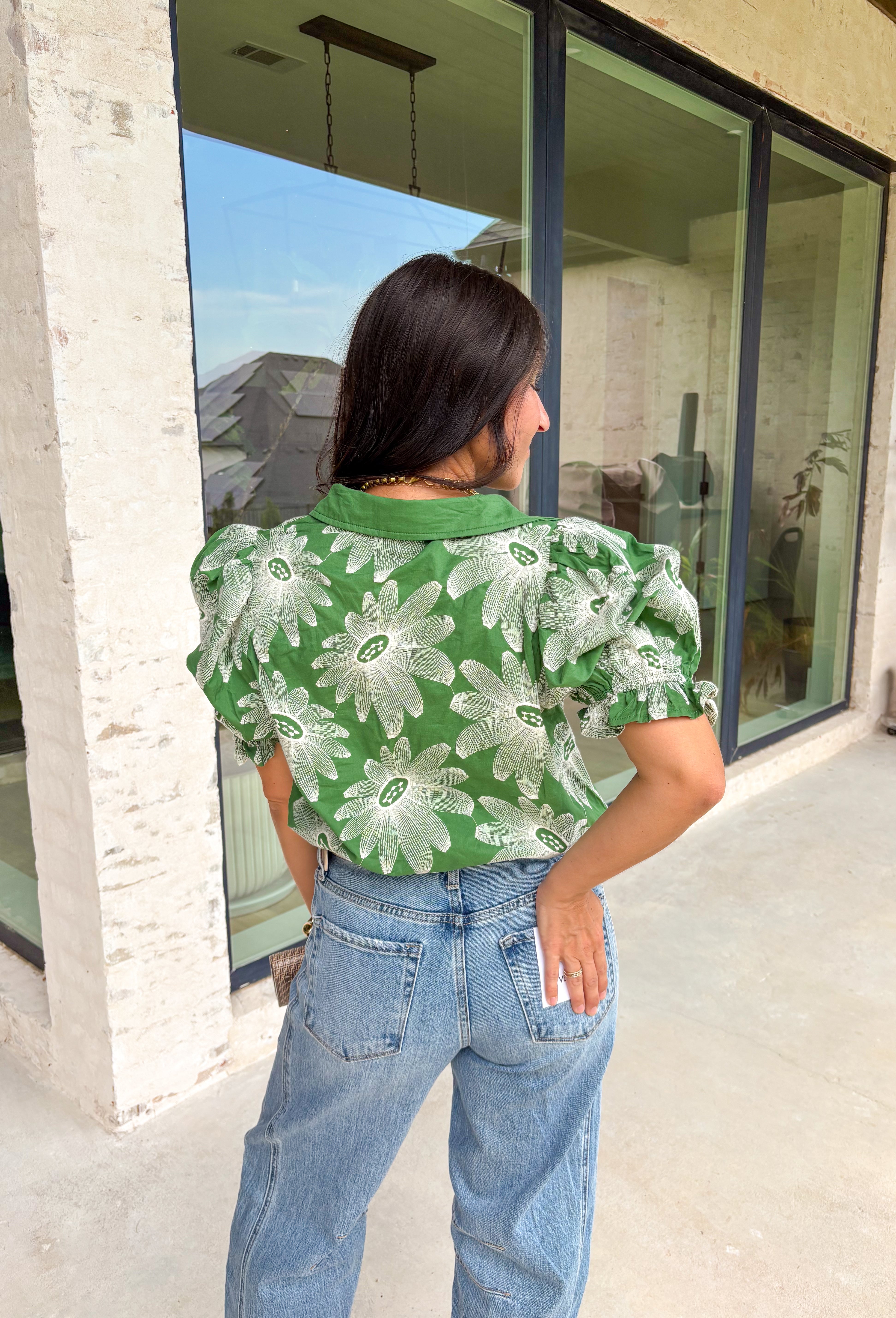 In The Zone Floral Top - Groovy's