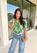 In The Zone Floral Top - Groovy's