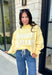 Wrap yourself in faith and comfort with this butter yellow pullover that shares a message worth wearing! Featuring cheerful bubble lettering that reads "Jesus Saves," this cozy soft sweatshirt is the perfect reminder of hope and grace wherever your day takes you. The fleece-lined interior keeps you warm and cozy, while the exposed seam details and ribbed trim give it a laid-back, lived-in feel. 
