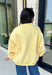 Wrap yourself in faith and comfort with this butter yellow pullover that shares a message worth wearing! Featuring cheerful bubble lettering that reads "Jesus Saves," this cozy soft sweatshirt is the perfect reminder of hope and grace wherever your day takes you. The fleece-lined interior keeps you warm and cozy, while the exposed seam details and ribbed trim give it a laid-back, lived-in feel. 