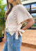 Katie Short Sleeve Knit Sweater - Groovy's