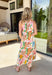Easy, breezy, and full of personality — this sleeveless neutral midi dress is a true standout. The colorful abstract print in pink, yellow, green, and blue brings a playful pop to the soft neutral base, making it perfect for sunny days and special moments alike. A self-tie bow detail on one strap adds the sweetest feminine touch, while the subtle ruffle neckline keeps the look soft and flattering. 