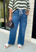 Everyone’s favorite jean just got even more comfortable! These medium wash wide leg jeans combine the relaxed feel of your favorite lounge pants with the polished look of classic denim. Designed with an elastic waistband and adjustable drawstring, they offer an easy, flattering fit you'll want to wear every day. The wide leg silhouette keeps them right on trend, while the soft modal blend gives them an incredibly comfortable feel.