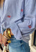 This blue and white stripe button down is the perfect blend of classic style and patriotic charm! Featuring embroidered American flags throughout, it adds a fun, festive touch while still feeling timeless and easy to wear. The collared neckline and button down design give it that effortless, polished look you can style for everything from backyard BBQs to fireworks and holiday weekends. Lightweight and breathable, it’s the perfect layer for all your summer celebrations. 