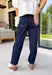 Meet your new favorite everyday denim! These dark wash slim barrel jeans combine the trend-forward barrel silhouette with a more streamlined fit, creating a look that's both modern and incredibly wearable. The flattering high-rise waist offers all-day comfort while helping create a polished silhouette, and the rich dark wash makes them easy to dress up or down.