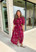 Life In Full Bloom Midi Dress - Groovy's