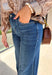 These wide leg jeans are giving instant cool-girl vibes with their luxurious drape and timeless wash. Made from comfort stretch denim, they hug just right at the high rise waist before flowing into an extreme wide leg silhouette that feels both elevated and effortless. The trouser-style hem and full-length inseam create a polished finish that pairs beautifully with boots, sneakers, or heels. In a versatile medium wash, they’re the perfect mix of classic and on-trend for your fall denim lineup.