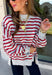 Easy layers are a must as fall starts turning into winter, and this lightweight pullover from Hyfve fits right into the season. The heather grey base is paired with dark red stripes for a cozy color combination that feels especially fitting as the holidays get closer. A mock neckline adds a little extra coverage without making the pullover feel too heavy, making it perfect for those in-between weather days. The soft fabric blend has a touch of stretch for comfortable all-day wear.