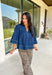 Looking Ahead Denim Top - Groovy's
